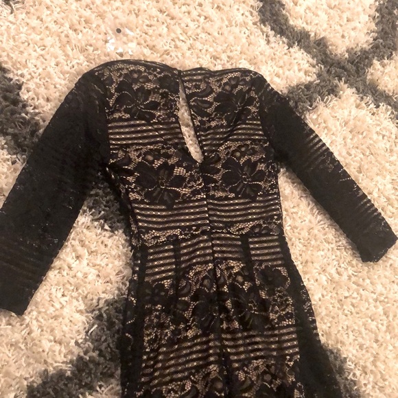 New Black lace midi dress from lulus - Picture 7 of 8